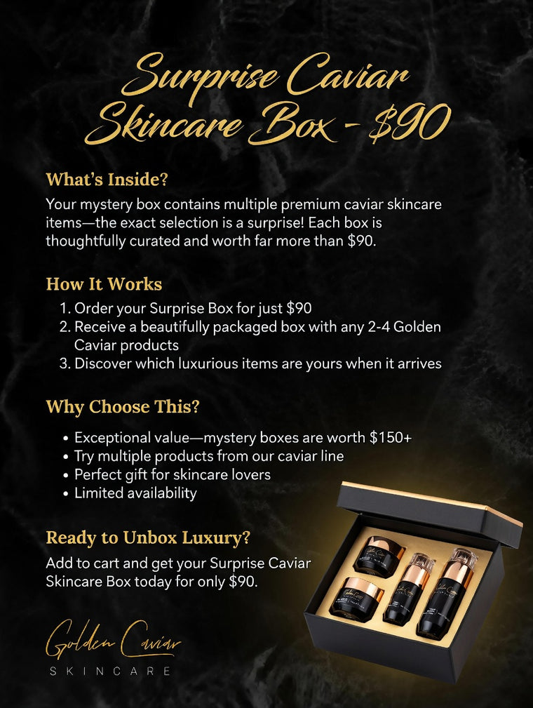 Surprise caviar box