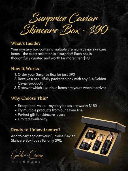 Surprise caviar box