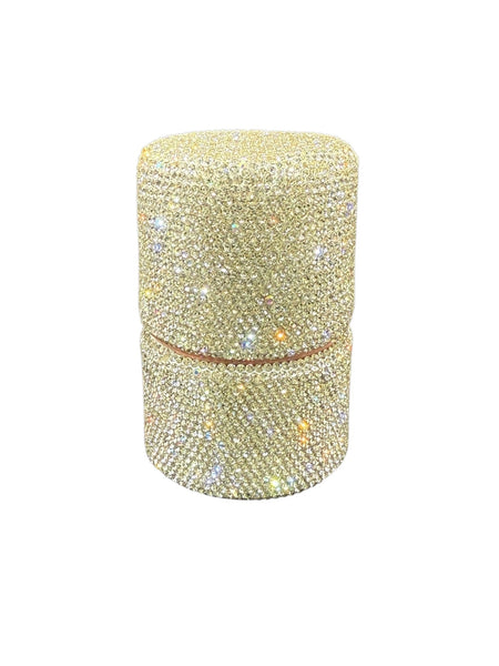 Rhinestone make up brush stand - Golden Caviar Skin Care