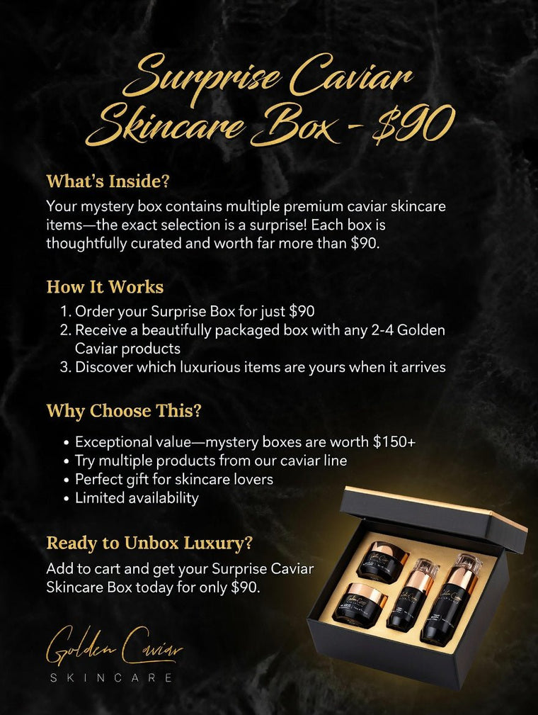 Surprise caviar box