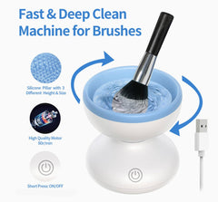 Makeup brush machine cleaner - Golden Caviar Skin Care
