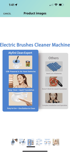 Makeup brush machine cleaner - Golden Caviar Skin Care